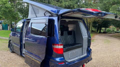 Cyanocitta – Toyota Alphard Campervan, 4WD, 4 seats, 4 berth* with heating,  automatic. 