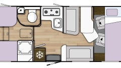 Mobile home with lots of storage space