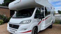 Big Mo – Sunlight A72 mit 6 Schlafplätzen aus dem Jahr 2022