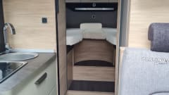 Luxe en Comfort voor 2 personen : KNAUS VAN TI PLUS 650 MEG AUTOMAAT