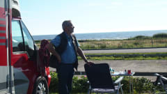 Beautiful compact Dethleff Fortero, red / light gray ..