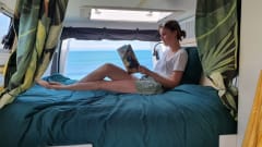 Boxer XL for tall people, surf camper with large garage