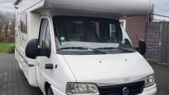 Harley – 4p Fiat alcove uit 2006