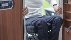 Wheelchair accessible camper