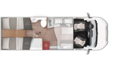 🚐 NIEUW met AIRCO, 4p Roller Team Zefiro semi-integrated, AUTOMAAT 165pk