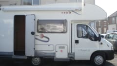 Mel – 5 berth Fiat Family Motorhome  6 seats with belts