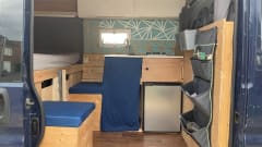 Blauwe schevie – Campervan