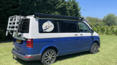 VW T6 Automaat – Aloha Beach Camper Blue