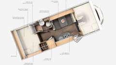 Sunlight A70 – New ones ! Sunlight A68 Luxury Family camper