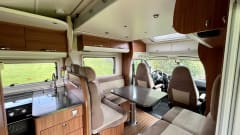 5 person Adria matrix 680 SP half integral camper