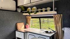 Freddie – Campervan a 2 posti letto completamente autosufficiente dal punto di vista energetico