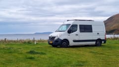 De EcoExpress – Luxe gasloze off-grid camper