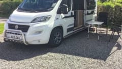 Meet Socks our 2 + 2 berth 2015 Fiat Ducato 