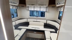 5 berth immaculate Ford Roller Team 747 Automatic new to hire October 2023