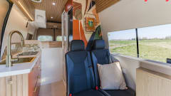 Extra high luxury off-grid camper for 2 adults and 1 child 
