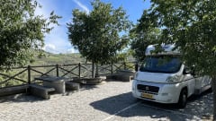Comfortable 3 to 4 person Adria Sport 573 DF.