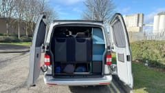 Skye1, 4 berth campervan with pop top roof