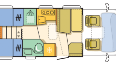 Adria Matrix 680 SL with length beds