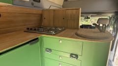 Ford Nugget with high roof and improved interior.
