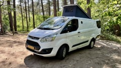 Cosy, compact off-grid Ford camper van