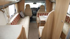 Susie – 5 berth pet friendly motorhome, based between Brighton and Gatwick