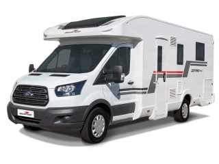 Grande 6 Berth Motorhome Hire Uk Ireland Bunk Campers