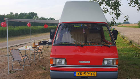 Super cool retro bus camper