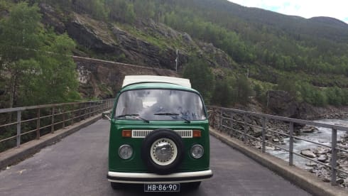Charming Volkswagen T2 camper van from 1974