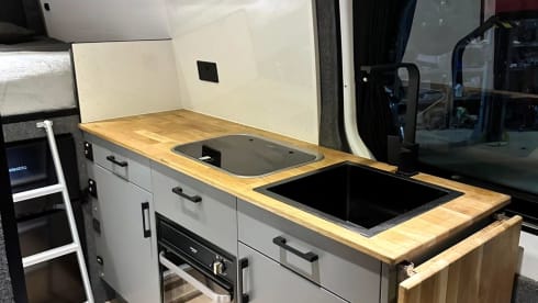 3 berth professionally converted high spec camper.