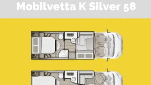 Zeitreise Wohnmobilvermietung No. 1 – Mobilvetta k silver 58, with ALL IN equipment on board