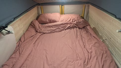 The yellow van💛 – Ford Transit — 2-3 persoons camper (zelfbouw 2026)