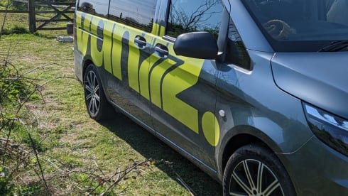 Brand new Mercedes-Benz, modular van sleeps up to 6 with awning