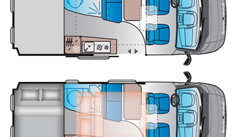 Duchess A – Brand new campervan with TentTop