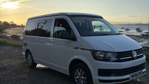 Caledonia  – VW custom campervan hire from Edinburgh Airport - Highlands Scotland 