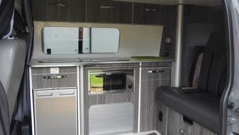Luxury VW T5 Sportline Camper Van with 160w Solar Panel