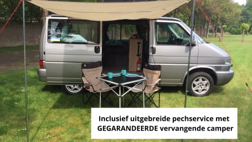 Mandala - Cozy and robust VW T4 multivan with lifting roof