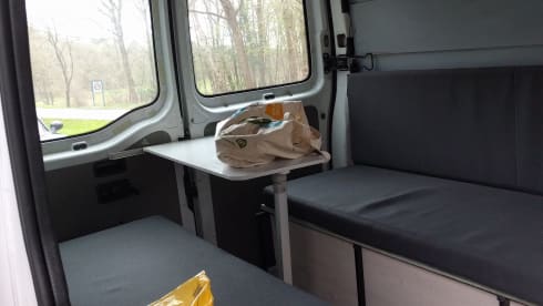 Self-build van from 2010, 9 persons