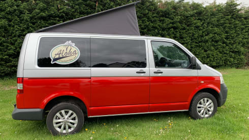 VW T6 – Aloha beach camper lemon, very luxurious inside