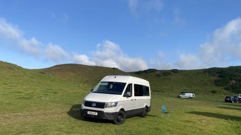 4 Berth VW Craftervan with Shower and Loo (Off Grid-able)