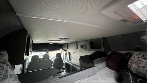 Large camper very spacious boot new looking interior fixed comfy bed.  – 3 berth Peugeot bus from 2007
