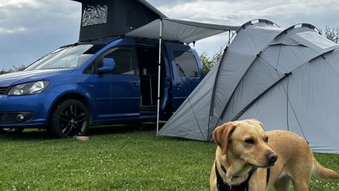 Una – 3 berth Volkswagen Caddy campervan from 2015