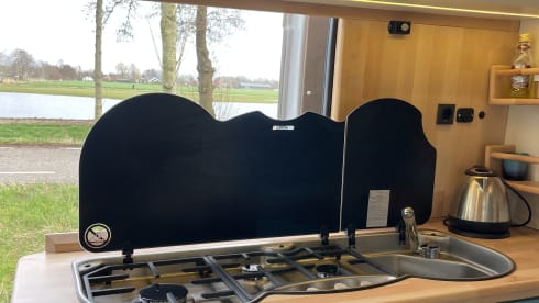 Modern, compact Off Grid Campervan Fiat Ducato (self-built) 