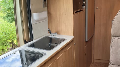 The bus – 4 berth, fully loaded 