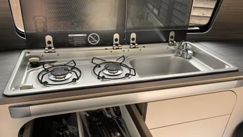 4 berth Volkswagen campervan from 2018