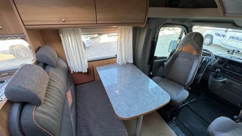 Bürstner Delfin 690, 2 person semi-integrated from 2005