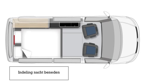 Yellow Submarine – Bus camper VW T5 Extended - Just like a car