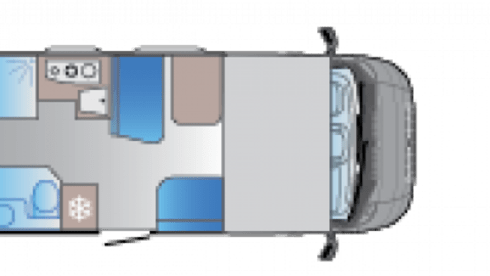King III – King 3.0 - Brand new, luxurious 5-person alcove camper