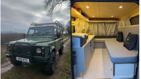 Big Green Rover – Land Rover Defender 110 Camper. 