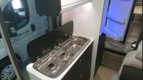 Nork – Luxury Benivan from 2021: compact family camper (2-4 persons)