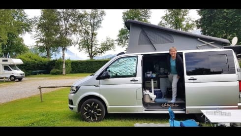 4 berth Volkswagen campervan from 2017